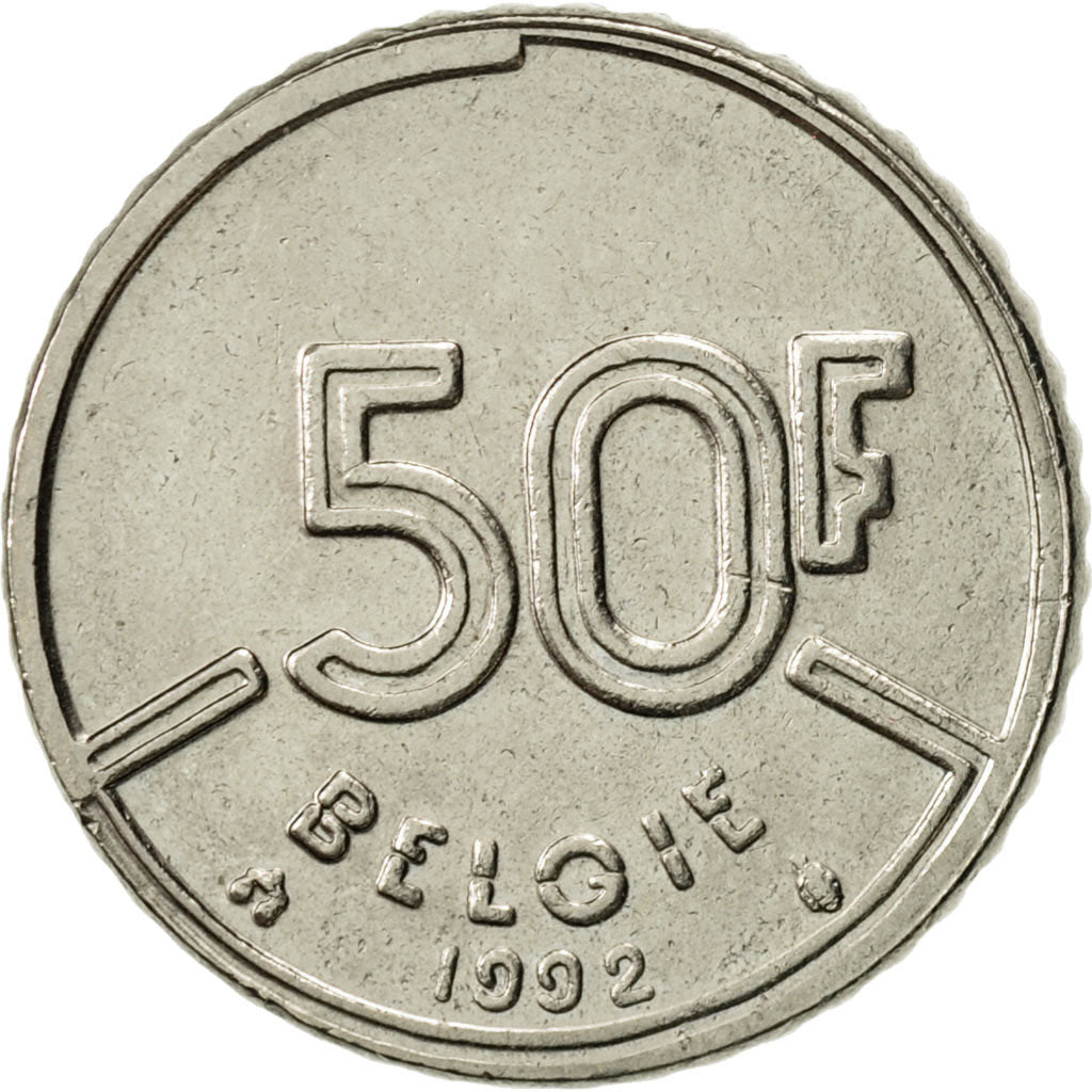 Monnaie, Belgique, Baudouin I, 50 Francs, 50 Frank, 1992, Bruxelles, Belgium