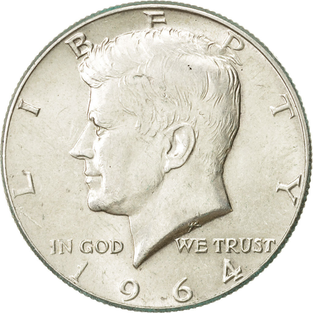 United States, Kennedy Half Dollar, Half Dollar, 1964, U.S. Mint, Philadelphia