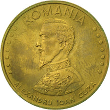 Coin, Romania, 50 Lei, 1993, EF(40-45), Brass Clad Steel, KM:110