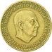 Coin, Spain, Francisco Franco, caudillo, Peseta, 1972, AU(50-53)