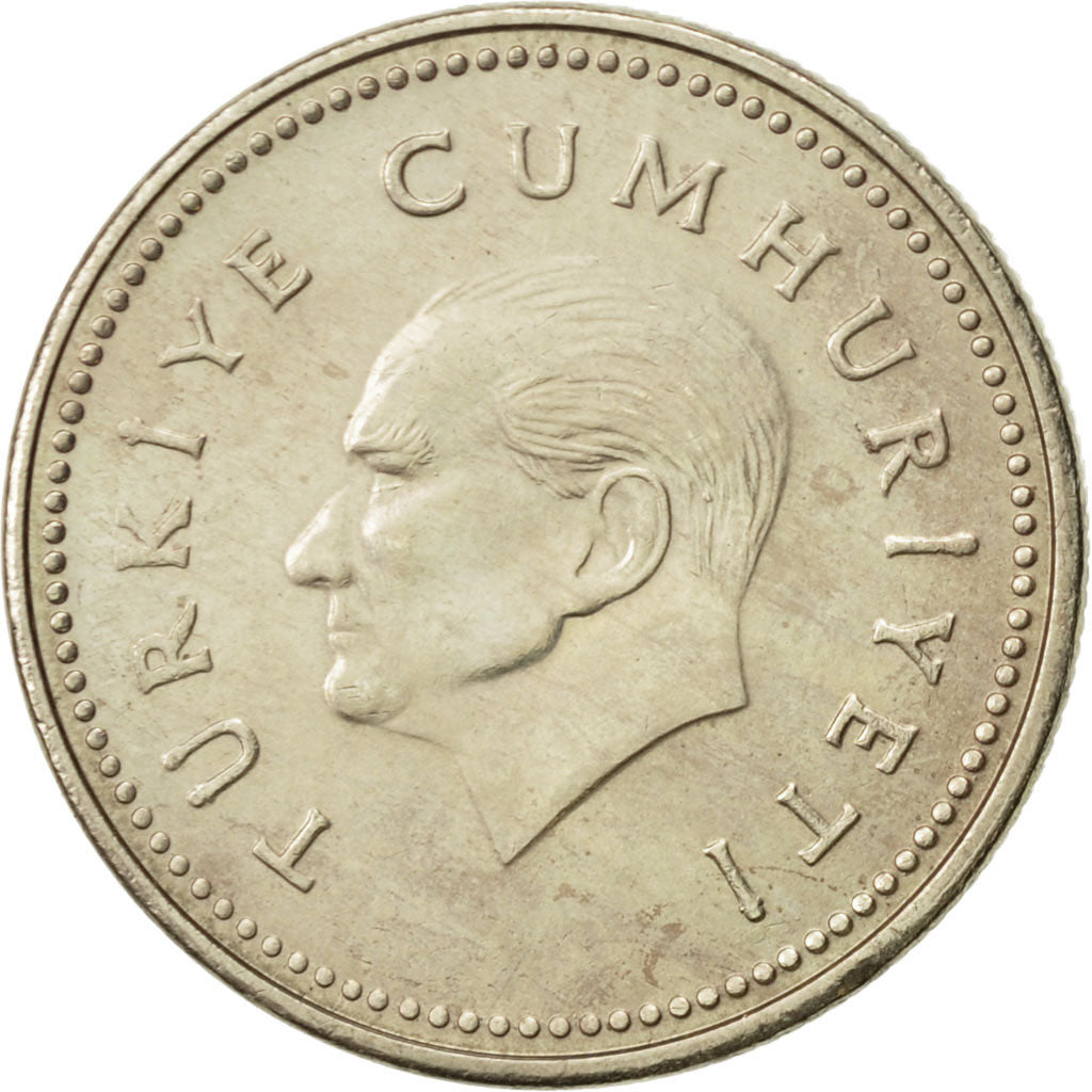 Coin, Turkey, 1000 Lira, 1993, AU(55-58), Nickel-brass, KM:997