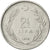 Moneta, Turcja, 2-1/2 Lira, 1975, AU(55-58), Stal nierdzewna, KM:893.2