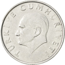 Moneda, Turquía, 10 Lira, 1986, EBC, Aluminio, KM:964