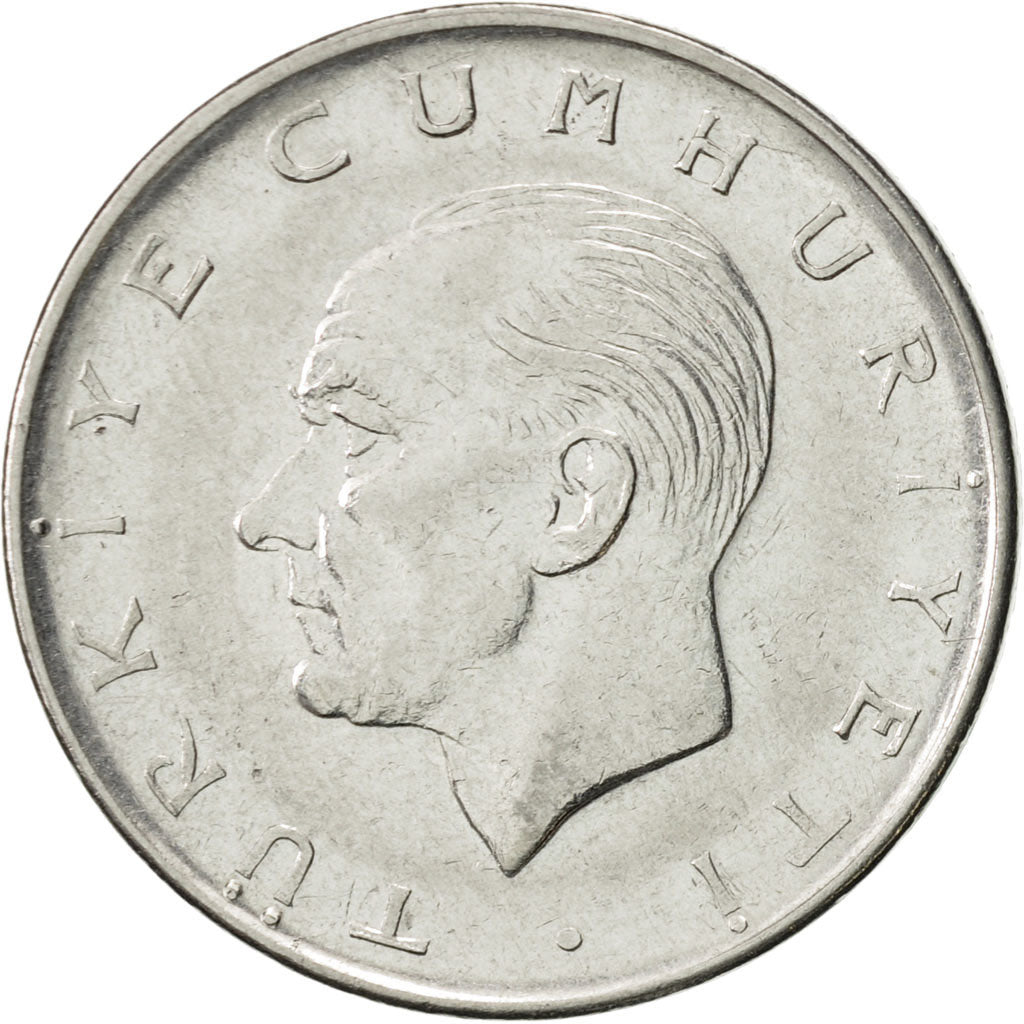 Coin, Turkey, Lira, 1976, AU(55-58), Stainless Steel, KM:889a.2