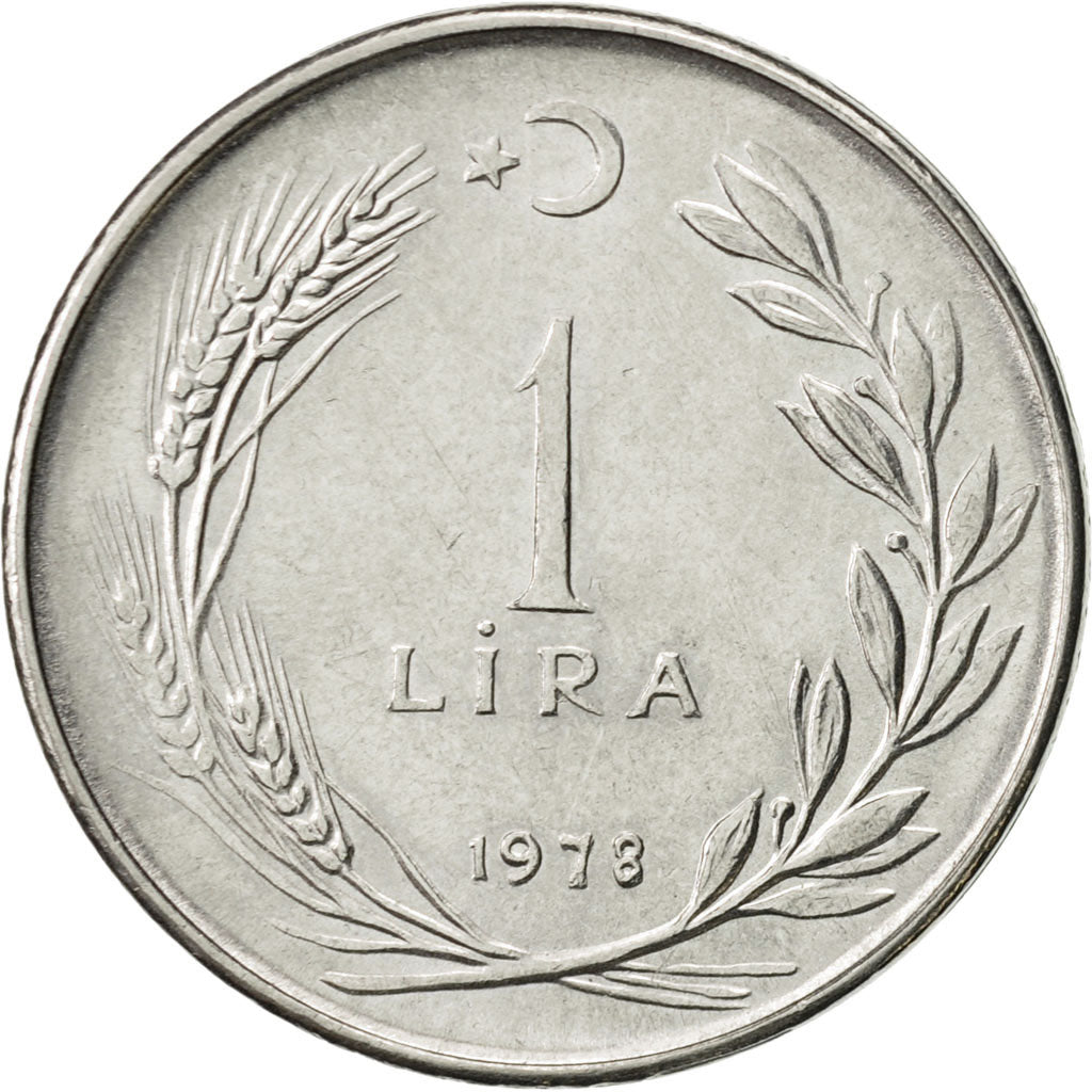 Münze, Türkei, Lira, 1978, VZ, Stainless Steel, KM:889a.2