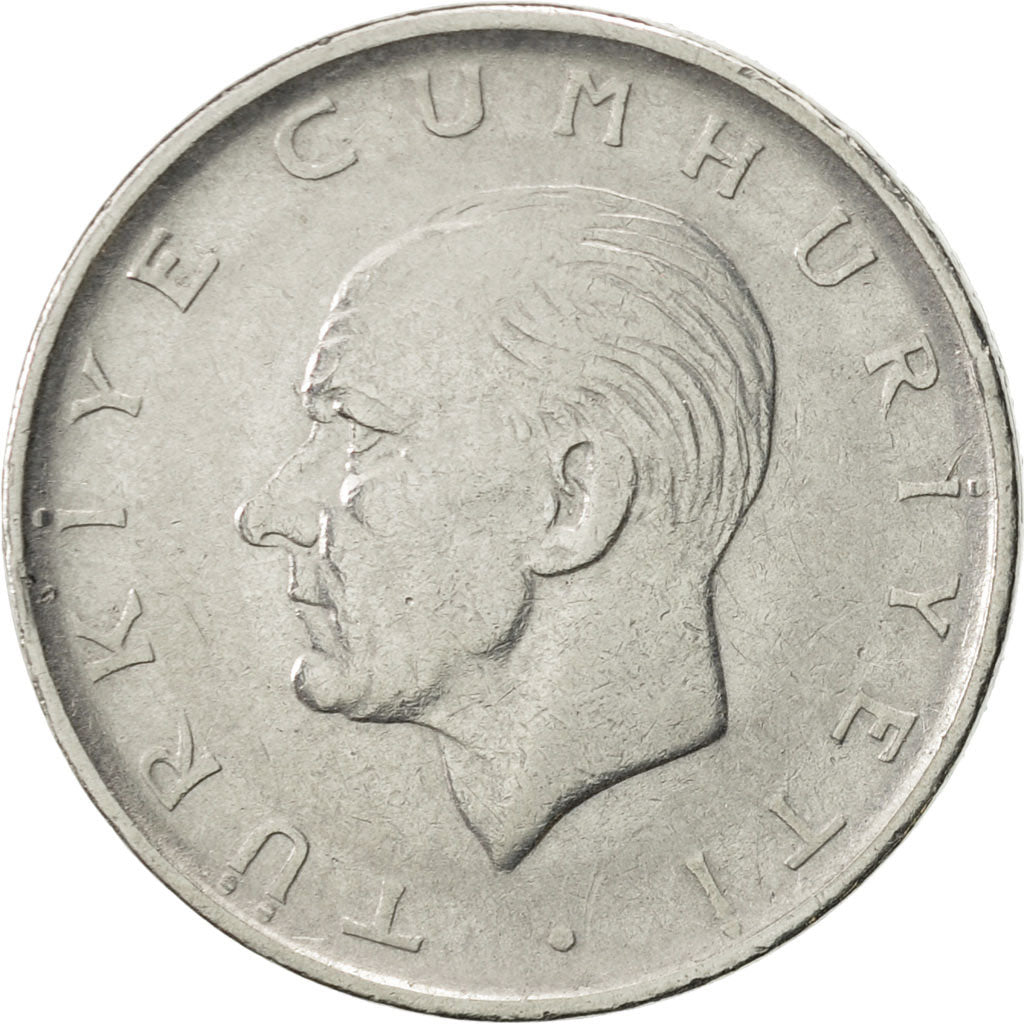 Coin, Turkey, Lira, 1965, AU(55-58), Stainless Steel, KM:889a.1