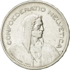 Switzerland, 5 Francs, 1937, Bern, AU(50-53), Silver, KM:40