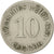 Münze, GERMANY - EMPIRE, Wilhelm II, 10 Pfennig, 1891, Muldenhütten, S