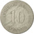 Moneda, ALEMANIA - IMPERIO, Wilhelm I, 10 Pfennig, 1874, BC+, Cobre - níquel