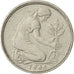 GERMANY - FEDERAL REPUBLIC, 50 Pfennig, 1966, Stuttgart, AU(55-58)