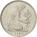 Coin, GERMANY - FEDERAL REPUBLIC, 50 Pfennig, 1989, Hambourg, AU(55-58)