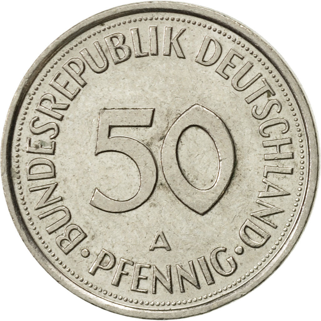Coin, GERMANY - FEDERAL REPUBLIC, 50 Pfennig, 1994, Berlin, AU(55-58)