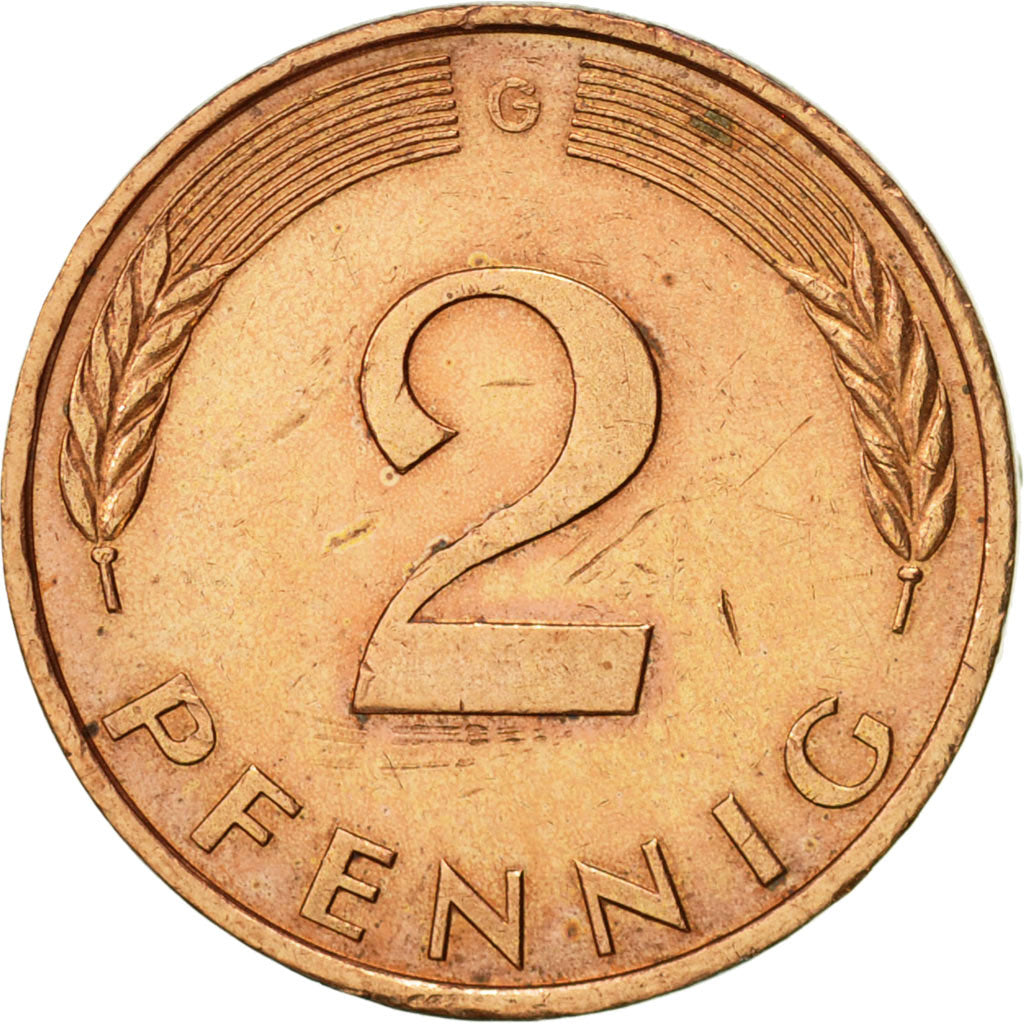Moneta, GERMANIA - REPUBBLICA FEDERALE, 2 Pfennig, 1994, Karlsruhe, SPL-