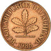Coin, GERMANY - FEDERAL REPUBLIC, 2 Pfennig, 1986, Munich, AU(55-58), Copper