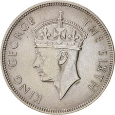 Moneta, Mauritius, George VI, Rupee, 1951, BB+, Rame-nichel, KM:29.1