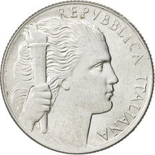 Coin, Italy, 5 Lire, 1949, Rome, AU(55-58), Aluminum, KM:89