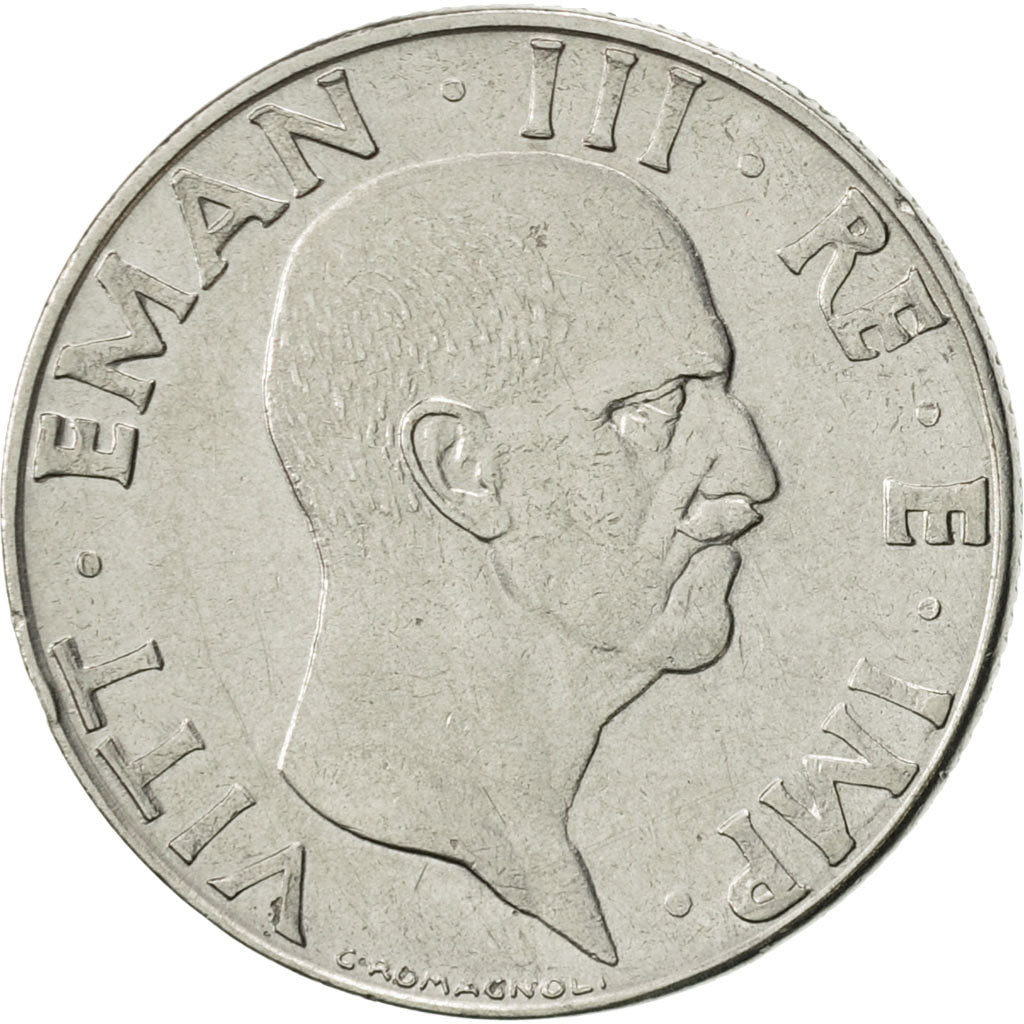 Italie, Vittorio Emanuele III, 50 Centesimi, 1942, Rome, SUP, Stainless Steel