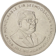Monnaie, Mauritius, 5 Rupees, 1992, TTB+, Copper-nickel, KM:56