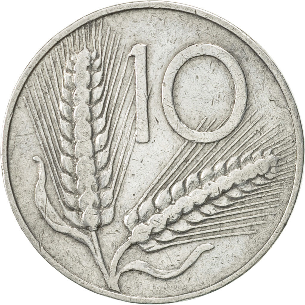 Moneta, Italia, 10 Lire, 1951, Rome, SPL-, Alluminio, KM:93