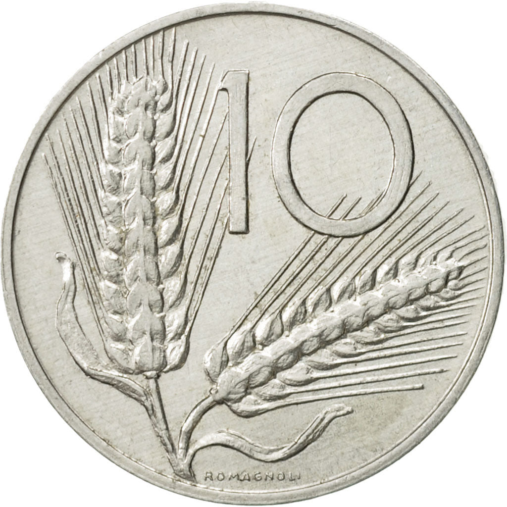 Munten, Italië, 10 Lire, 1979, Rome, PR, Aluminium, KM:93