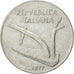 Coin, Italy, 10 Lire, 1977, Rome, AU(55-58), Aluminum, KM:93