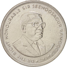 Munten, Mauritius, 5 Rupees, 1987, PR, Copper-nickel, KM:56