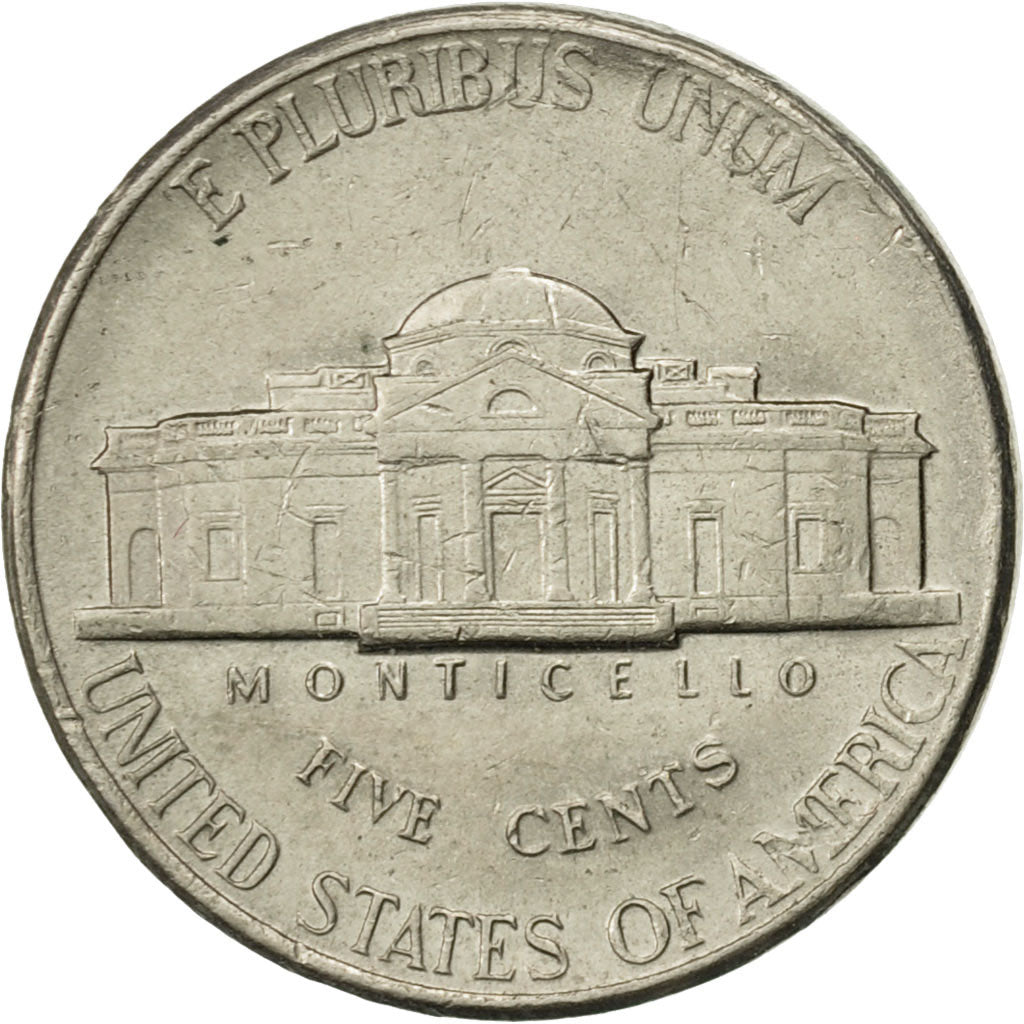 Munten, Verenigde Staten, Jefferson Nickel, 5 Cents, 1992, U.S. Mint