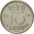 Moneda, Países Bajos, Wilhelmina I, 10 Cents, 1948, EBC+, Níquel, KM:177