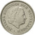 Coin, Netherlands, Juliana, 10 Cents, 1970, MS(60-62), Nickel, KM:182