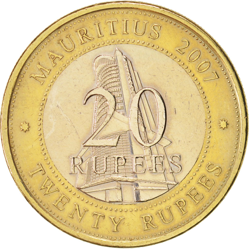 Mauritius, 20 Rupees, 2007, KM:66