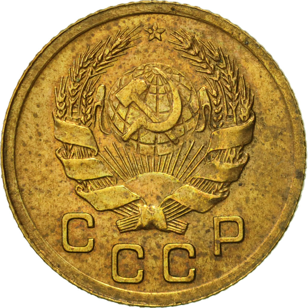 Russie, Kopek, 1936, Saint-Petersburg, TTB+, Aluminum-Bronze, KM:98