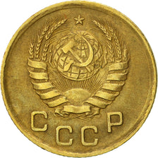 Russia, Kopek, 1939, Saint-Petersburg, AU(50-53), Aluminum-Bronze, KM:105