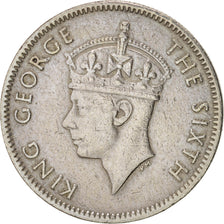Mauritius, George VI, 1/4 Rupee, 1950, KM:27