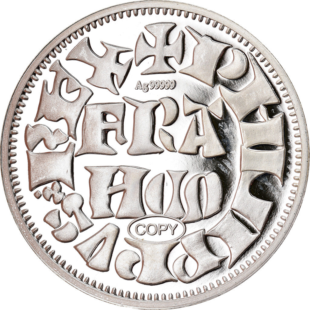 Francia, medaglia, Reproduction du Denier Parisis, Philippe Auguste, FDC