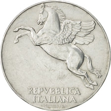 Italy, 10 Lire, 1950, Rome, AU(55-58), Aluminum, KM:90