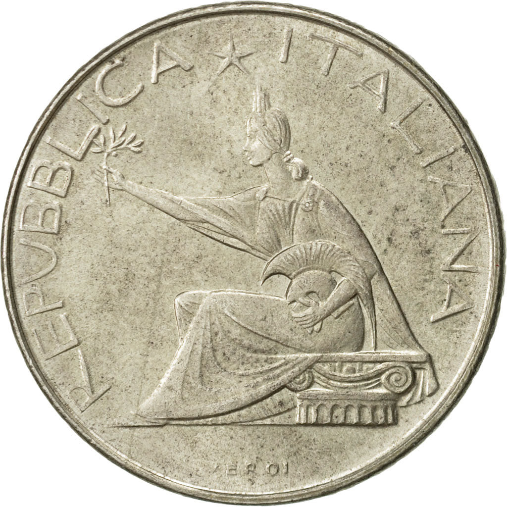 Coin, Italy, 500 Lire, 1961, Rome, EF(40-45), Silver, KM:99