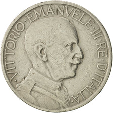 Coin, Italy, Vittorio Emanuele III, 2 Lire, 1923, Rome, AU(50-53), Nickel, KM:63