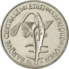Coin, West African States, 50 Francs, 2003, Paris, AU(55-58), Copper-nickel