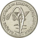 Coin, West African States, 50 Francs, 2003, Paris, AU(55-58), Copper-nickel