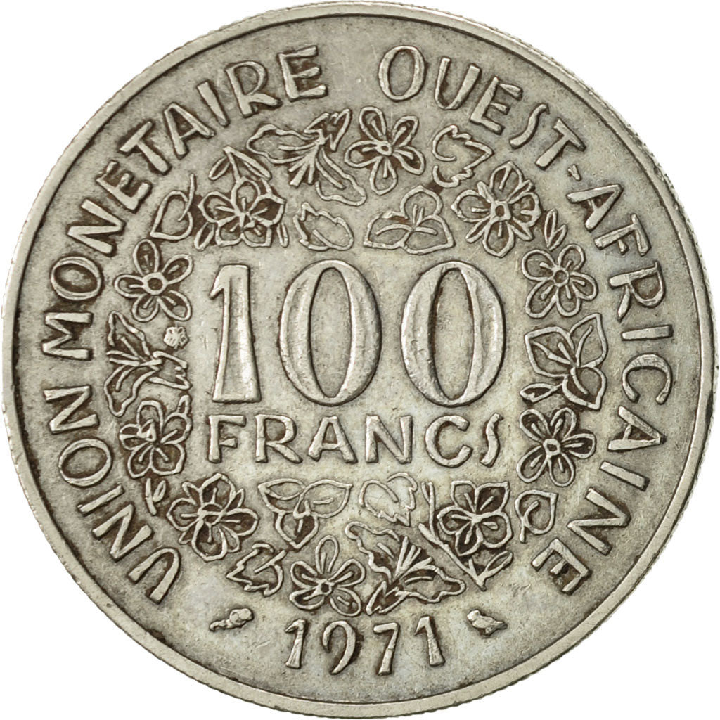 Moneta, Stati dell'Africa occidentale, 100 Francs, 1971, Paris, SPL-, Nichel