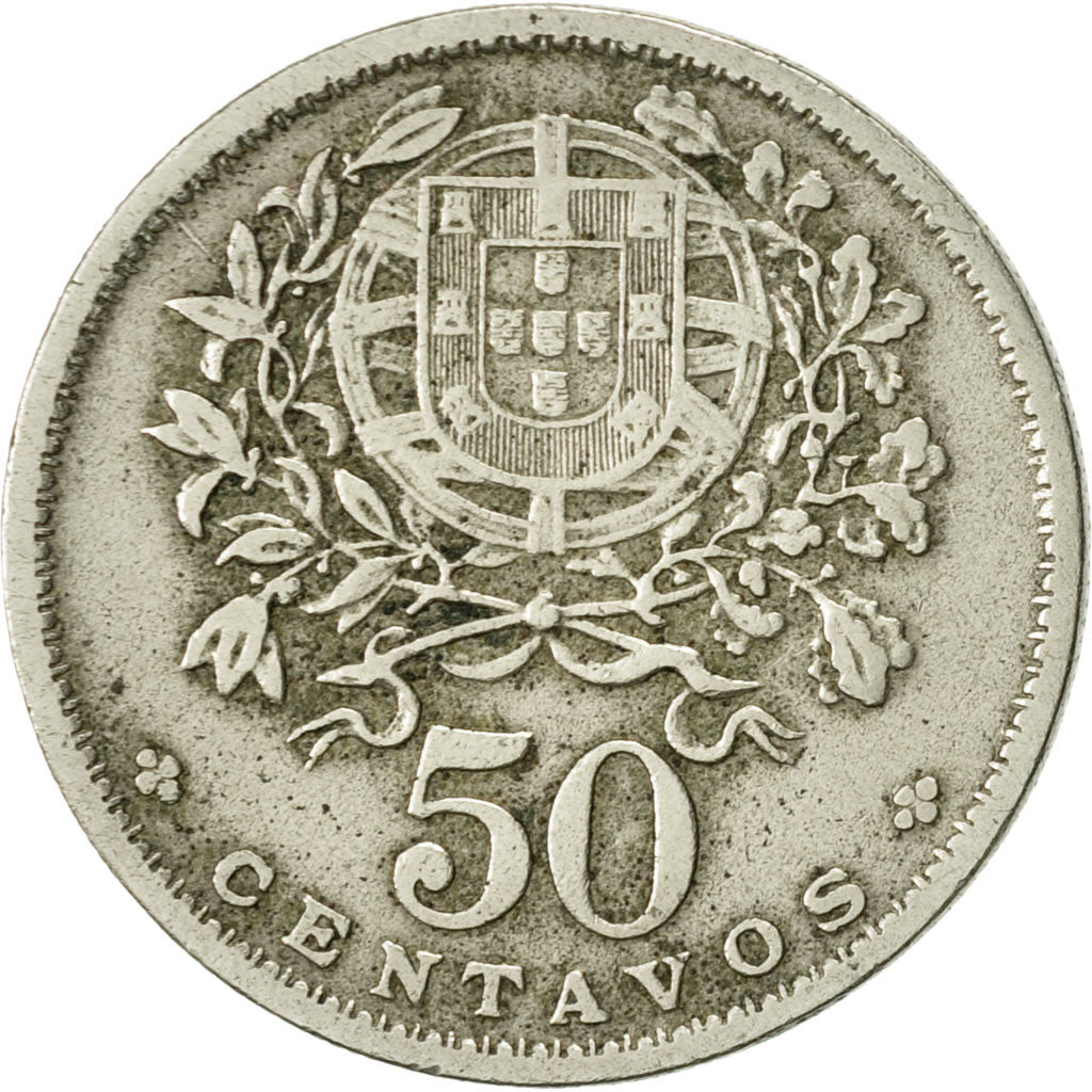 Coin, Portugal, 50 Centavos, 1947, VF(30-35), Copper-nickel, KM:577