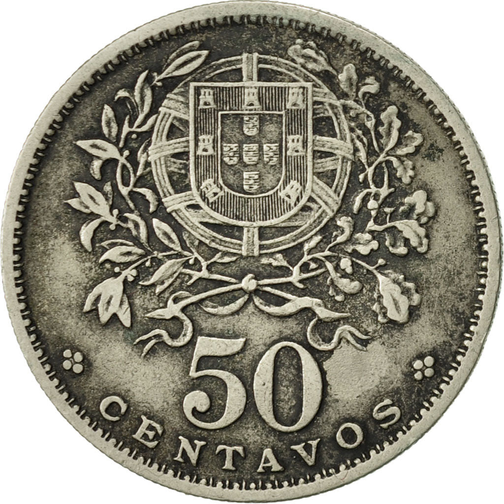 Coin, Portugal, 50 Centavos, 1955, EF(40-45), Copper-nickel, KM:577