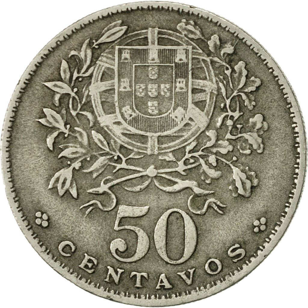 Coin, Portugal, 50 Centavos, 1961, EF(40-45), Copper-nickel, KM:577