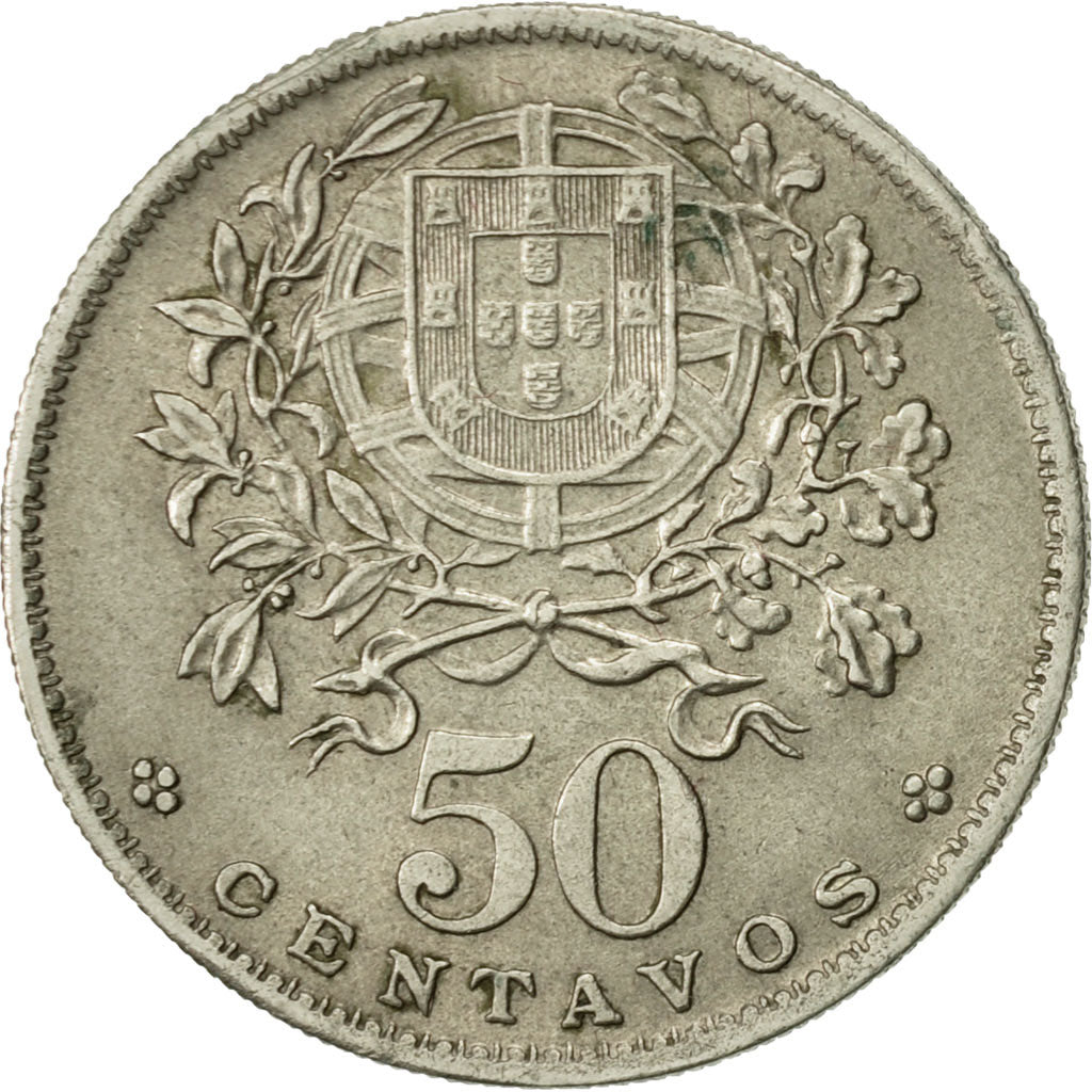 Moneta, Portogallo, 50 Centavos, 1967, SPL-, Rame-nichel, KM:577