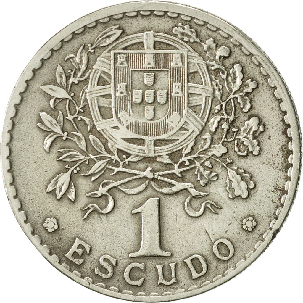 Coin, Portugal, Escudo, 1927, EF(40-45), Copper-nickel, KM:578