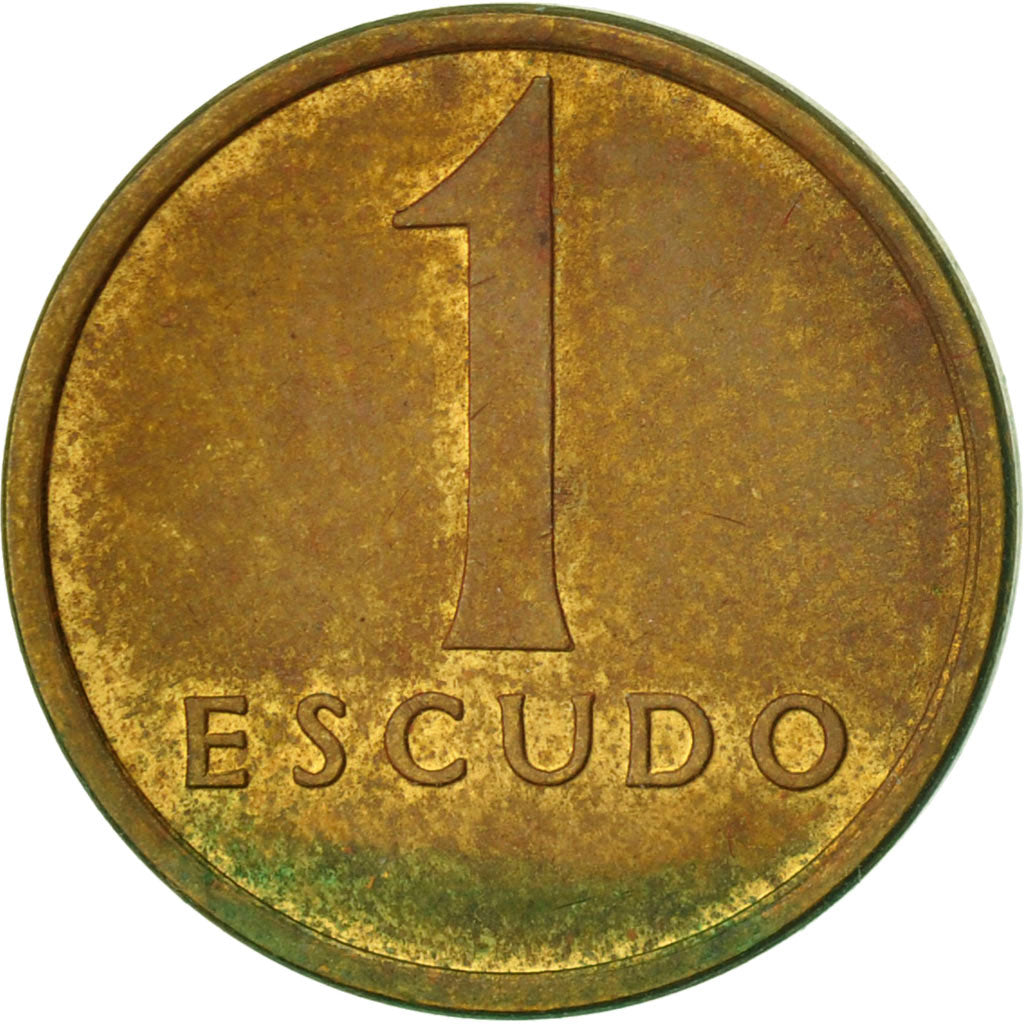 Coin, Portugal, Escudo, 1982, EF(40-45), Nickel-brass, KM:614