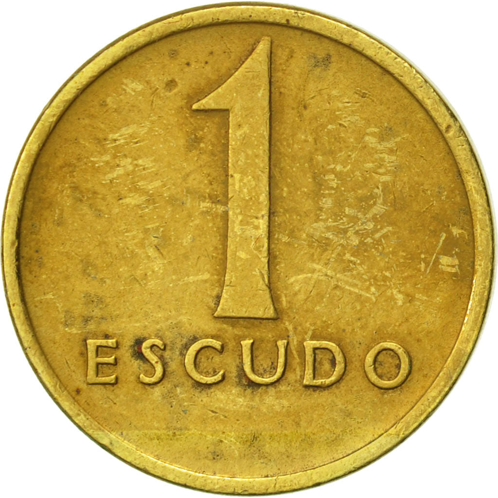 Coin, Portugal, Escudo, 1983, EF(40-45), Nickel-brass, KM:614