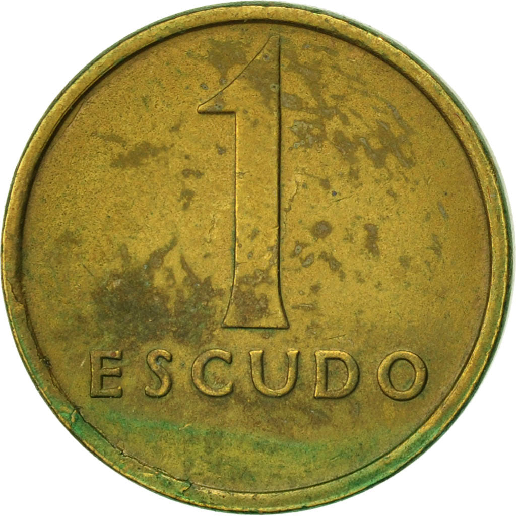 Coin, Portugal, Escudo, 1981, EF(40-45), Nickel-brass, KM:614