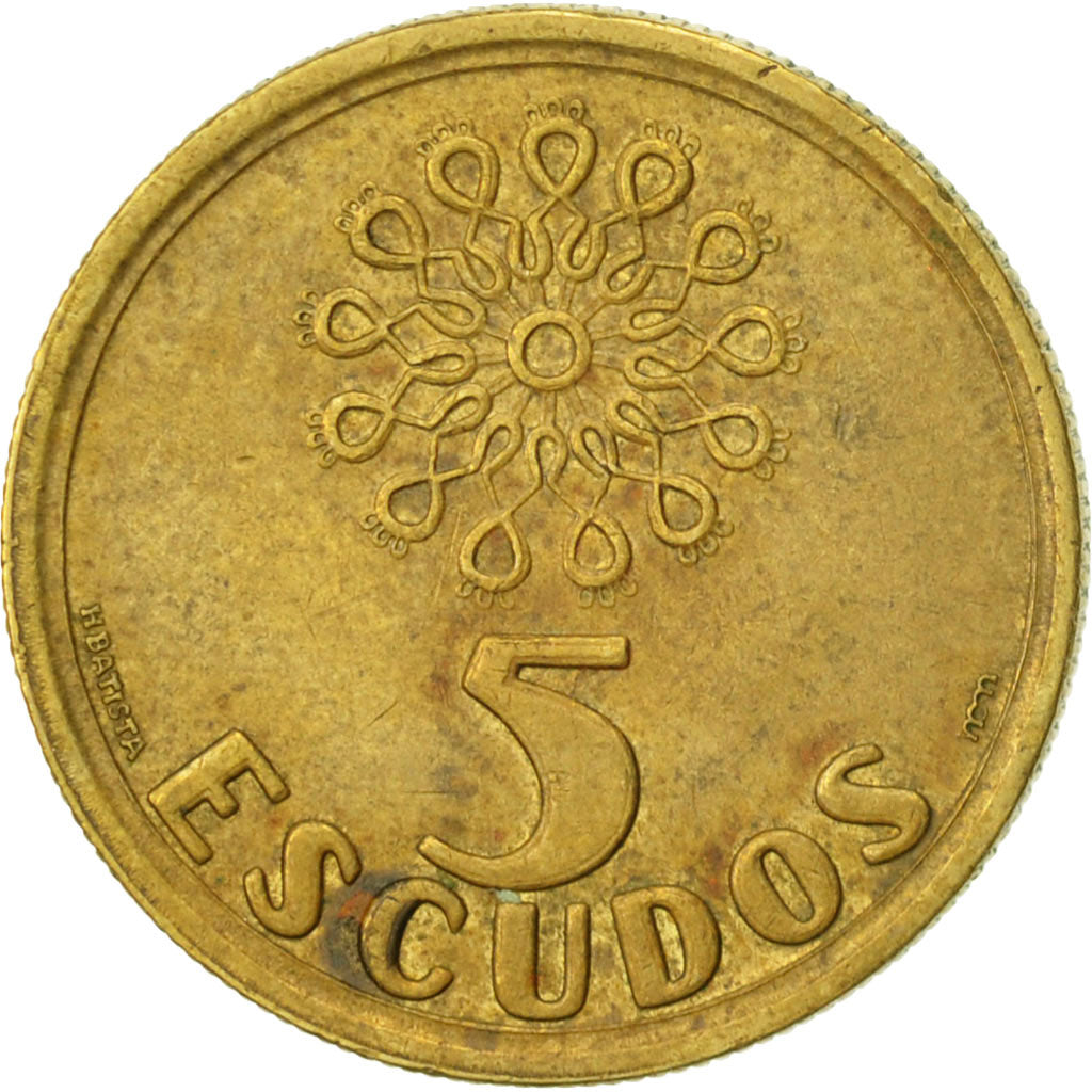 Monnaie, Portugal, 5 Escudos, 1993, TTB, Nickel-brass, KM:632
