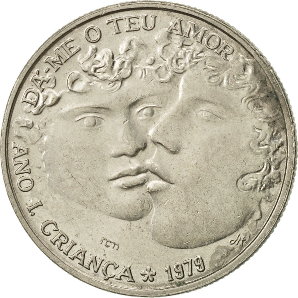 Coin, Portugal, 25 Escudos, 1979, AU(50-53), Copper-nickel, KM:609